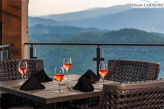 a view of a golf course with a garden