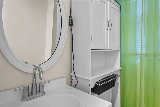 a close view of cabinet