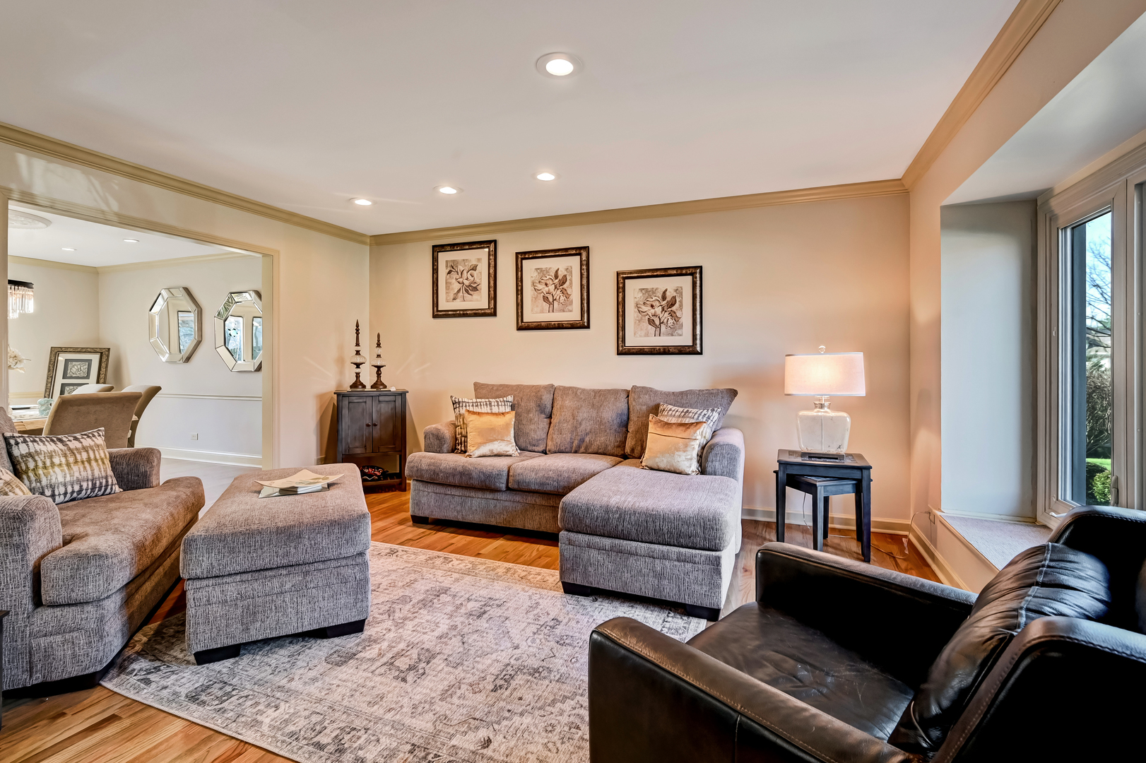 1435 Tomlin Drive Burr Ridge, IL 60527 - Photo 6 of 41 a living room with furniture and a couch