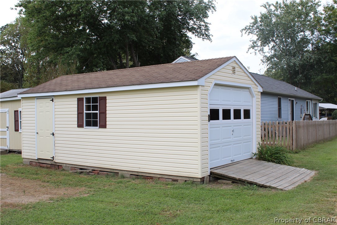 122 Cox Landing Road Topping, VA 23169 - Photo 32 of 32 Shed 2 and Shed 3 with automatic door opener