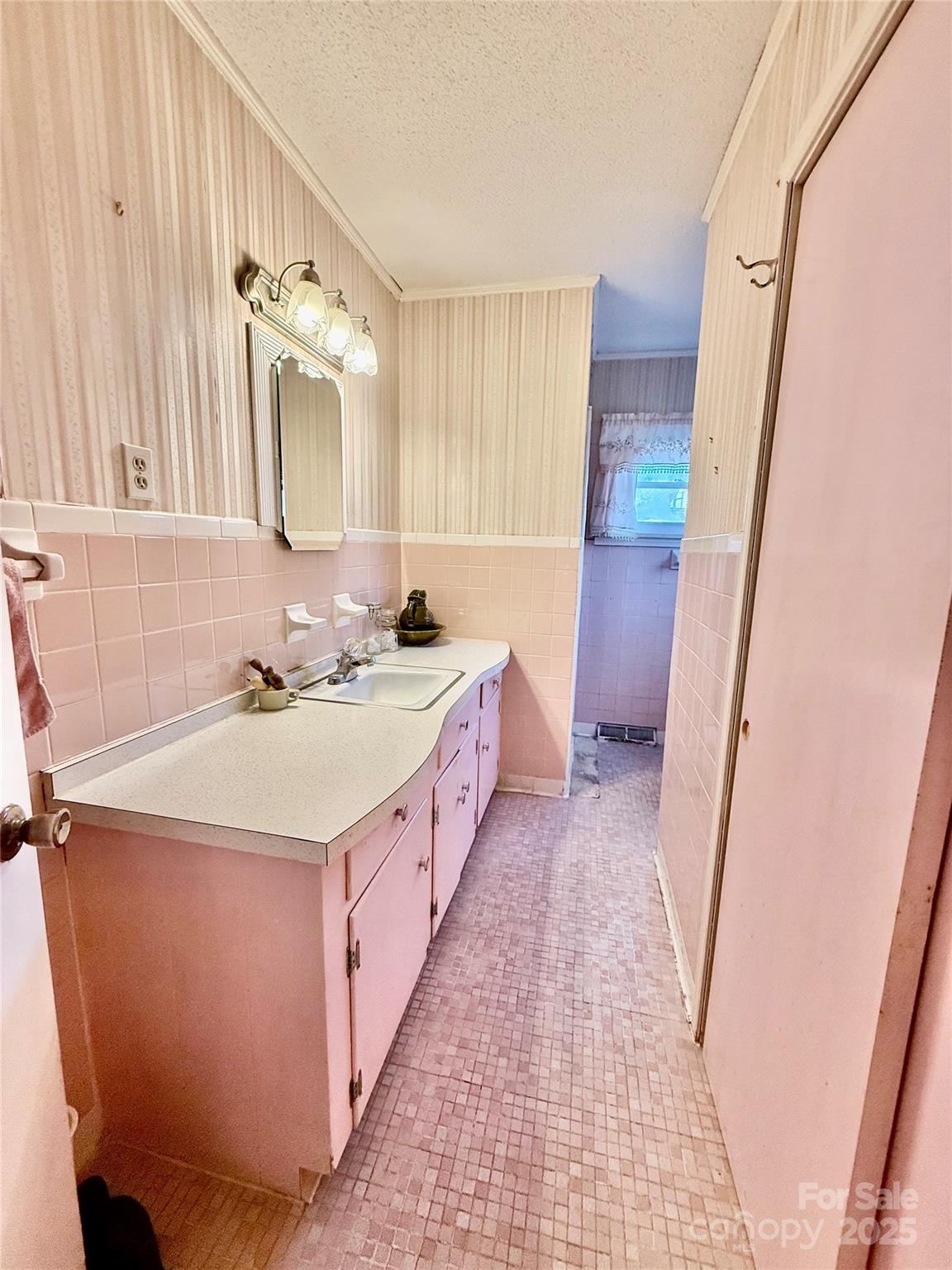 103 Magnolia Avenue Great Falls, SC 29055 - Photo 13 of 22 a bathroom with a sink a mirror and a shower