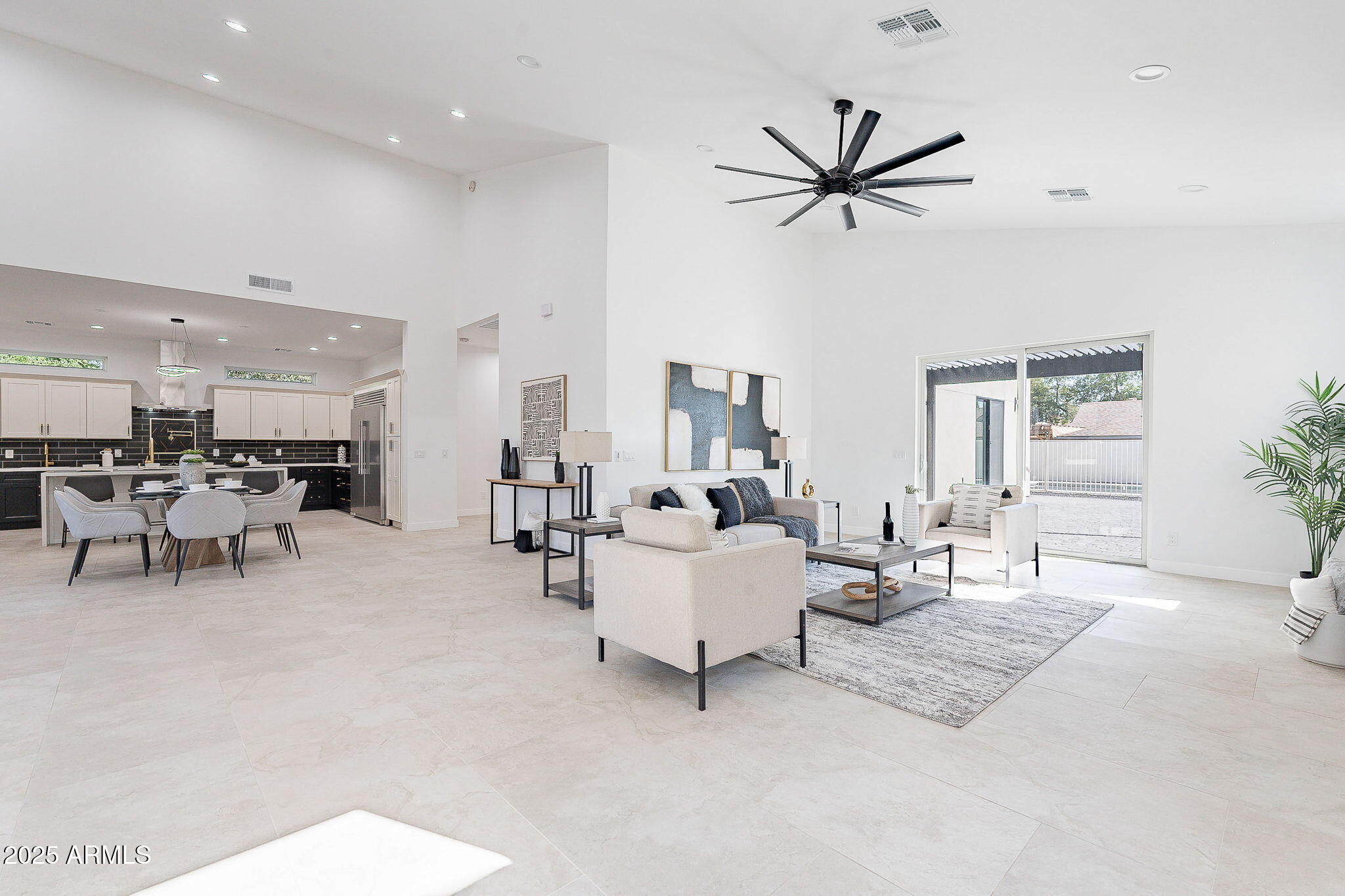 707 East Ocotillo Road Phoenix, AZ 85014 - Photo 59 of 59 a living room with furniture and a view of kitchen