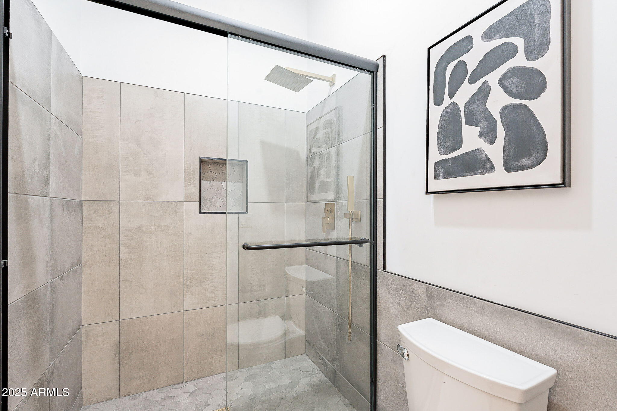 707 East Ocotillo Road Phoenix, AZ 85014 - Photo 37 of 59 a bathroom with a toilet and a shower