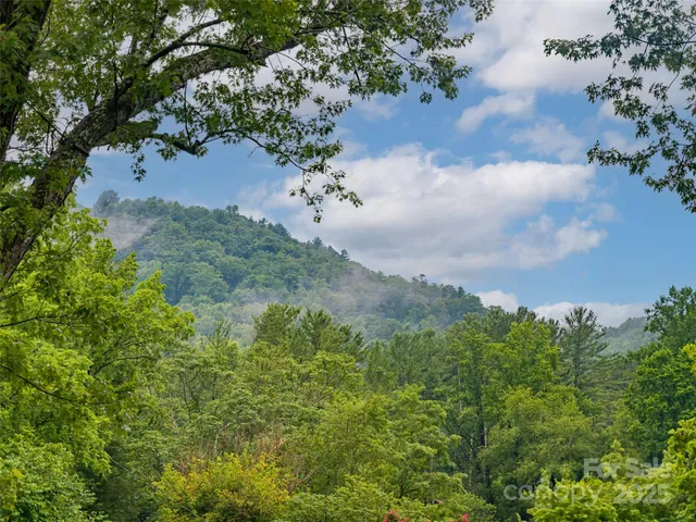 an aerial view of a houses with yard