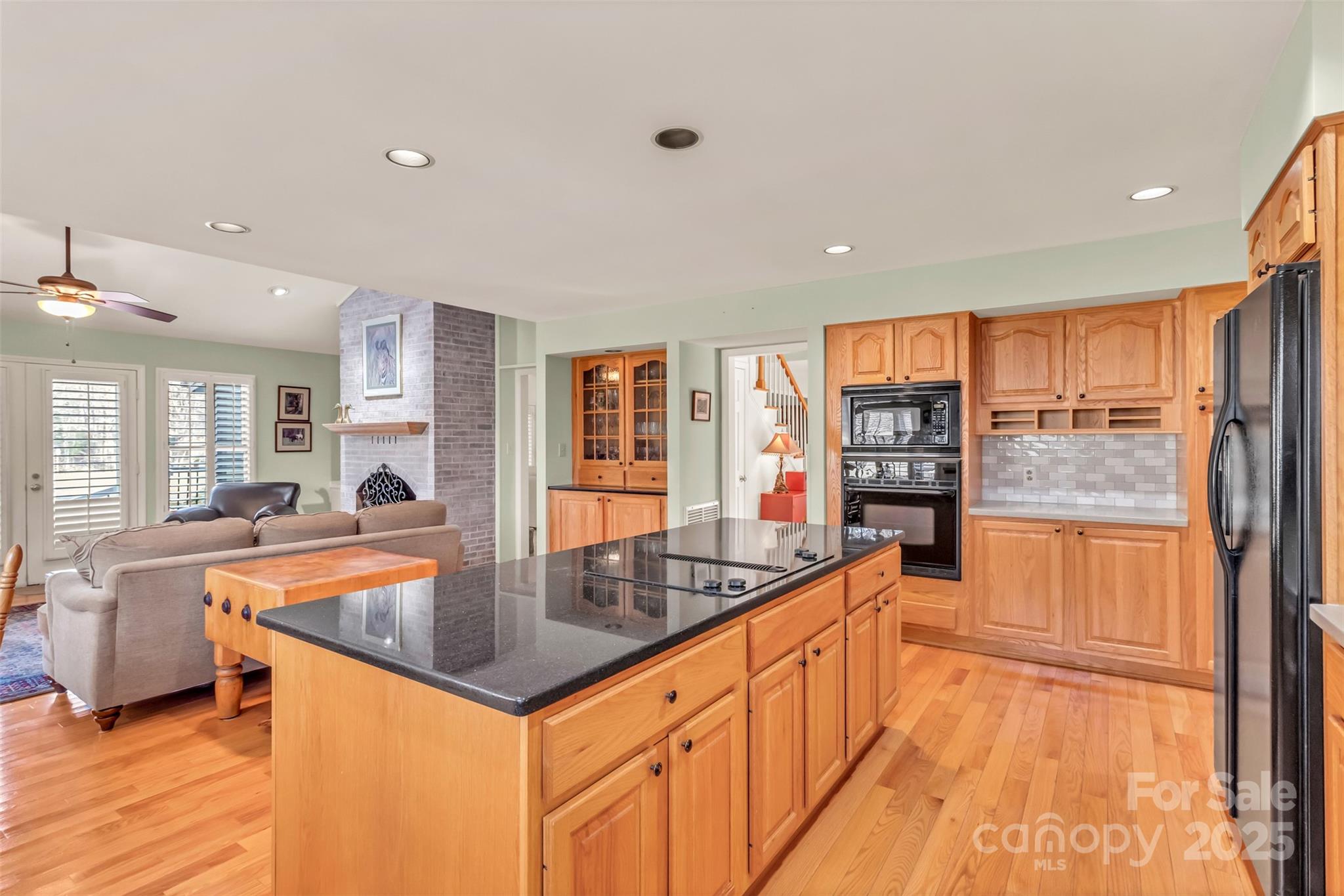 3 Lake Ridge Road Clover, SC 29710 - Photo 19 of 41 a kitchen with stainless steel appliances granite countertop a sink and a refrigerator