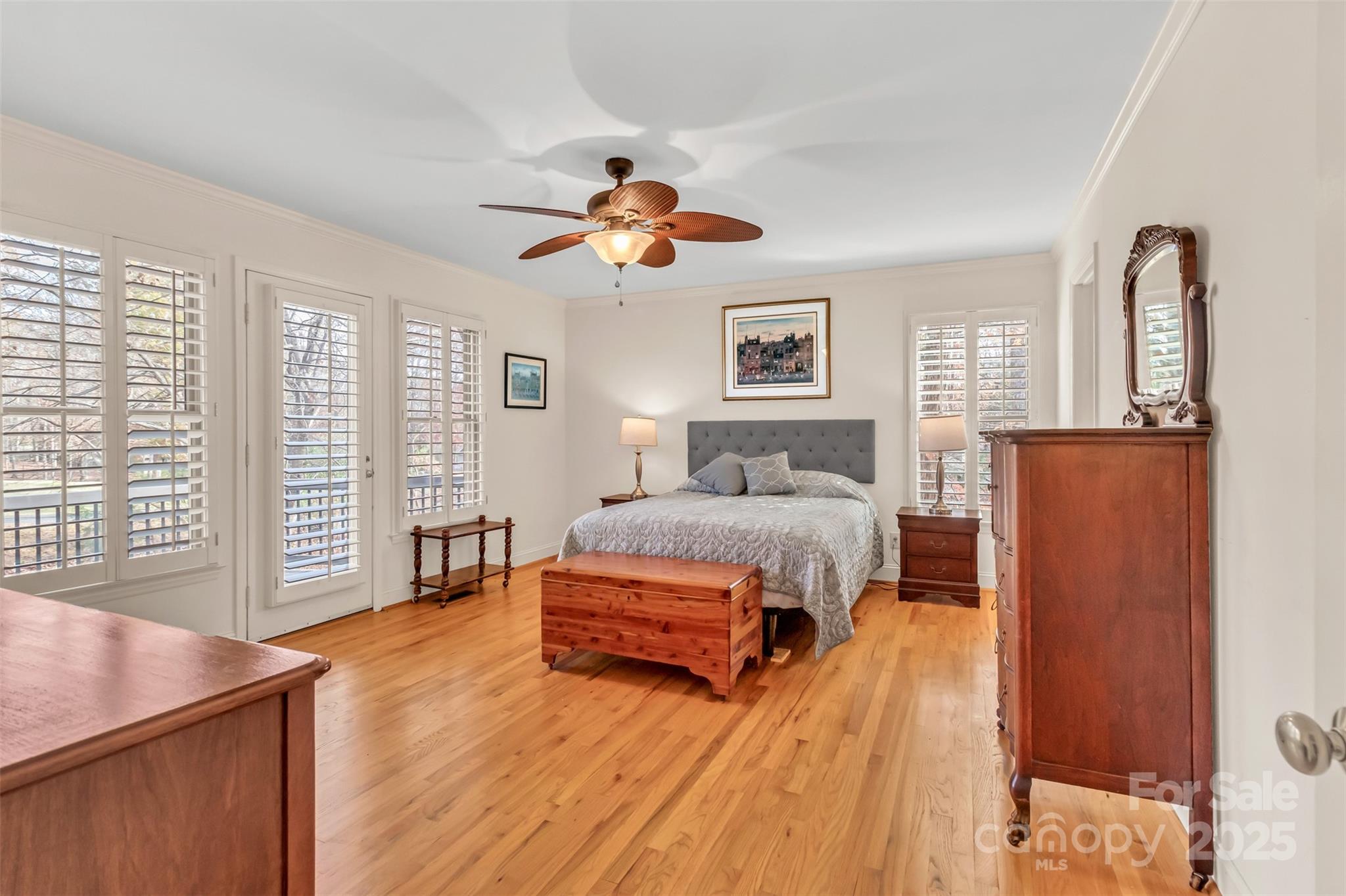 3 Lake Ridge Road Clover, SC 29710 - Photo 23 of 41 a bedroom with a bed and wooden floor