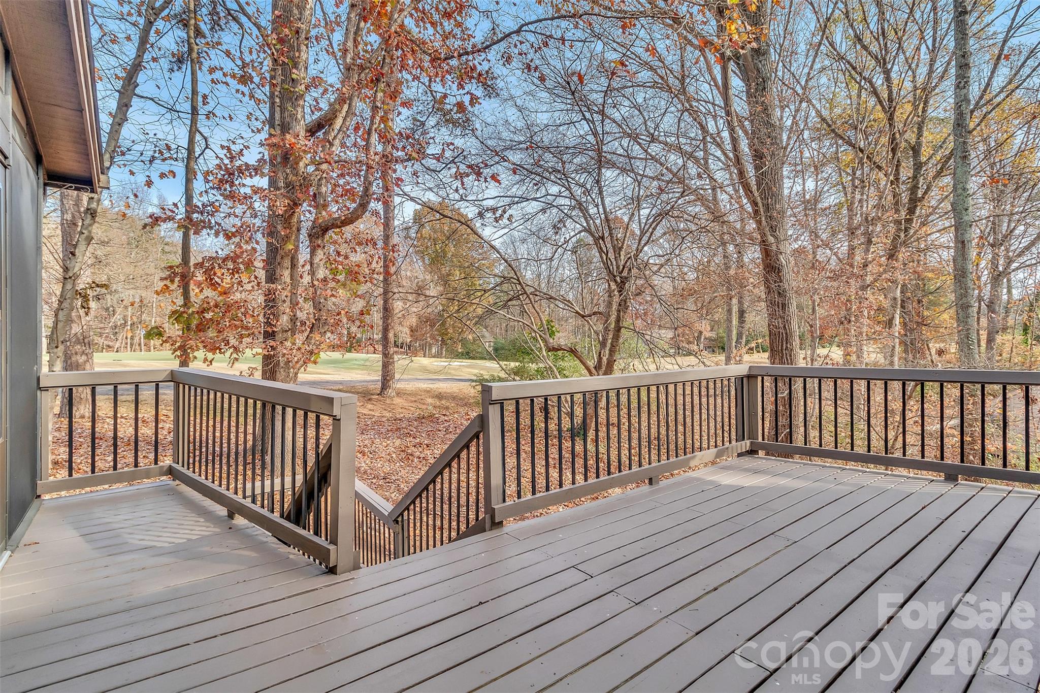 3 Lake Ridge Road Clover, SC 29710 - Photo 25 of 41 a view of balcony with wooden floor and fence