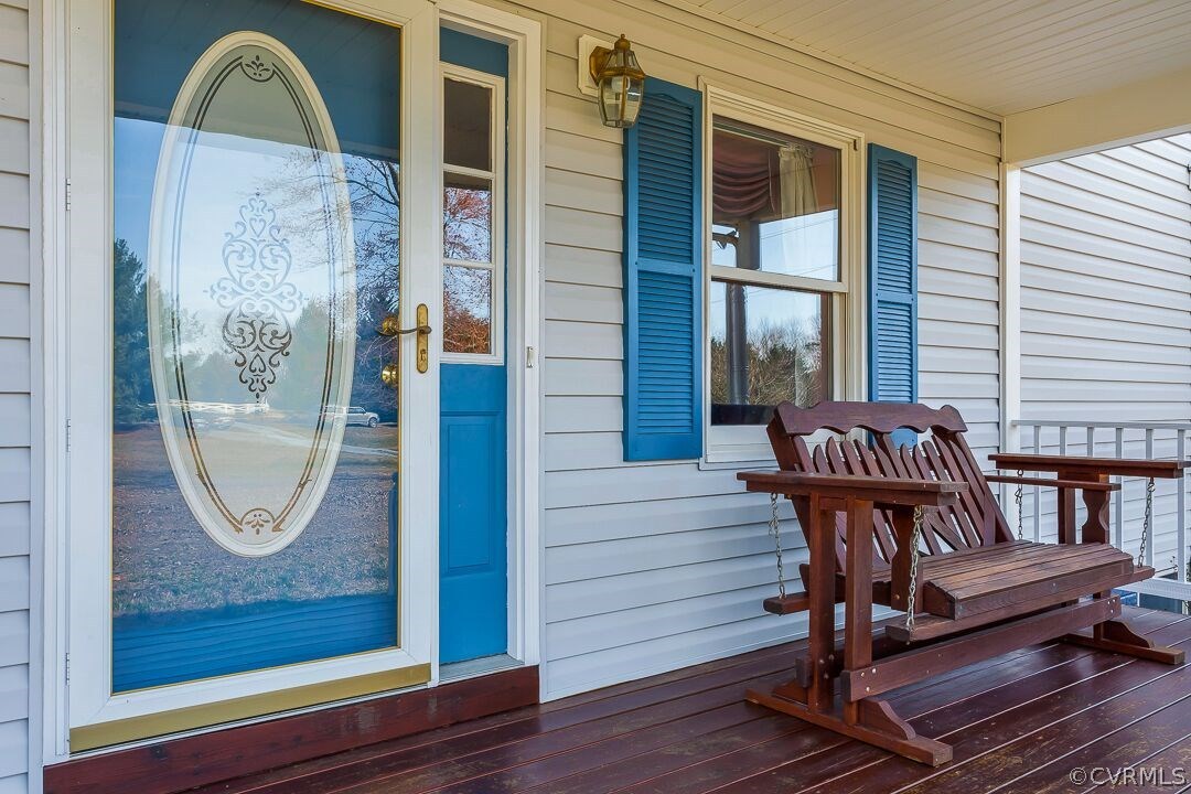 8338 Marye Road Partlow, VA 22534 - Photo 4 of 32 a view of a entryway door with wooden floor