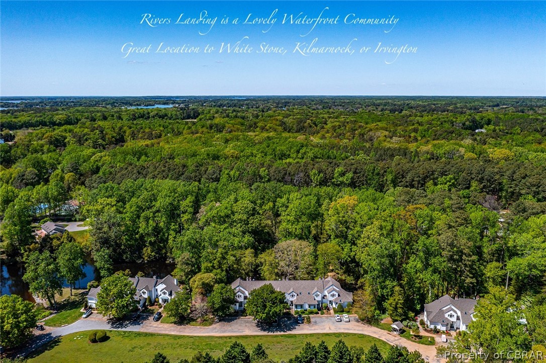 5818 Rivers Landing Terrace, Unit 5818 White Stone, VA 22578 - Photo 5 of 50 View of bird's eye view