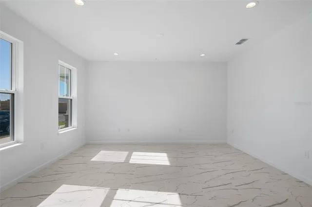 a view of an empty room