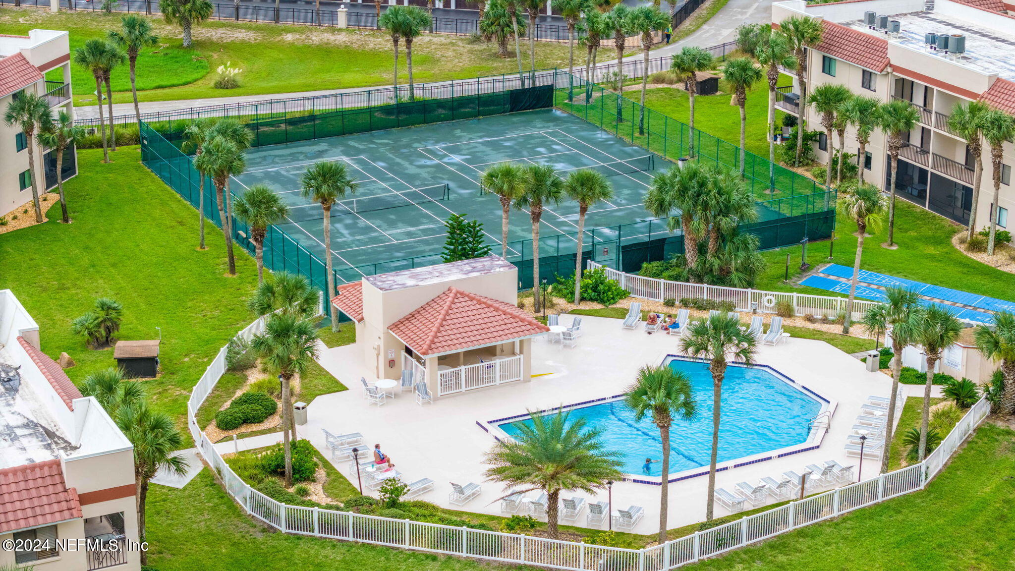 4250 Florida A1A, Unit M35 St. Augustine, FL 32080 - Photo 31 of 57 an aerial view of a house having swimming pool garden and patio