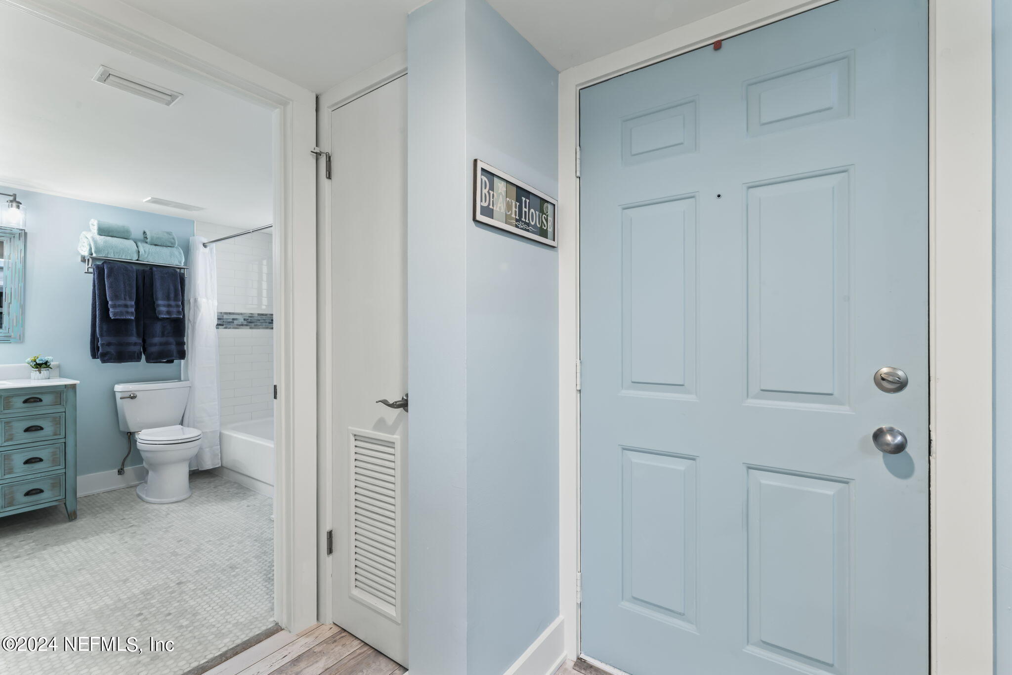 4250 Florida A1A, Unit M35 St. Augustine, FL 32080 - Photo 4 of 57 a bathroom with a toilet sink and shower