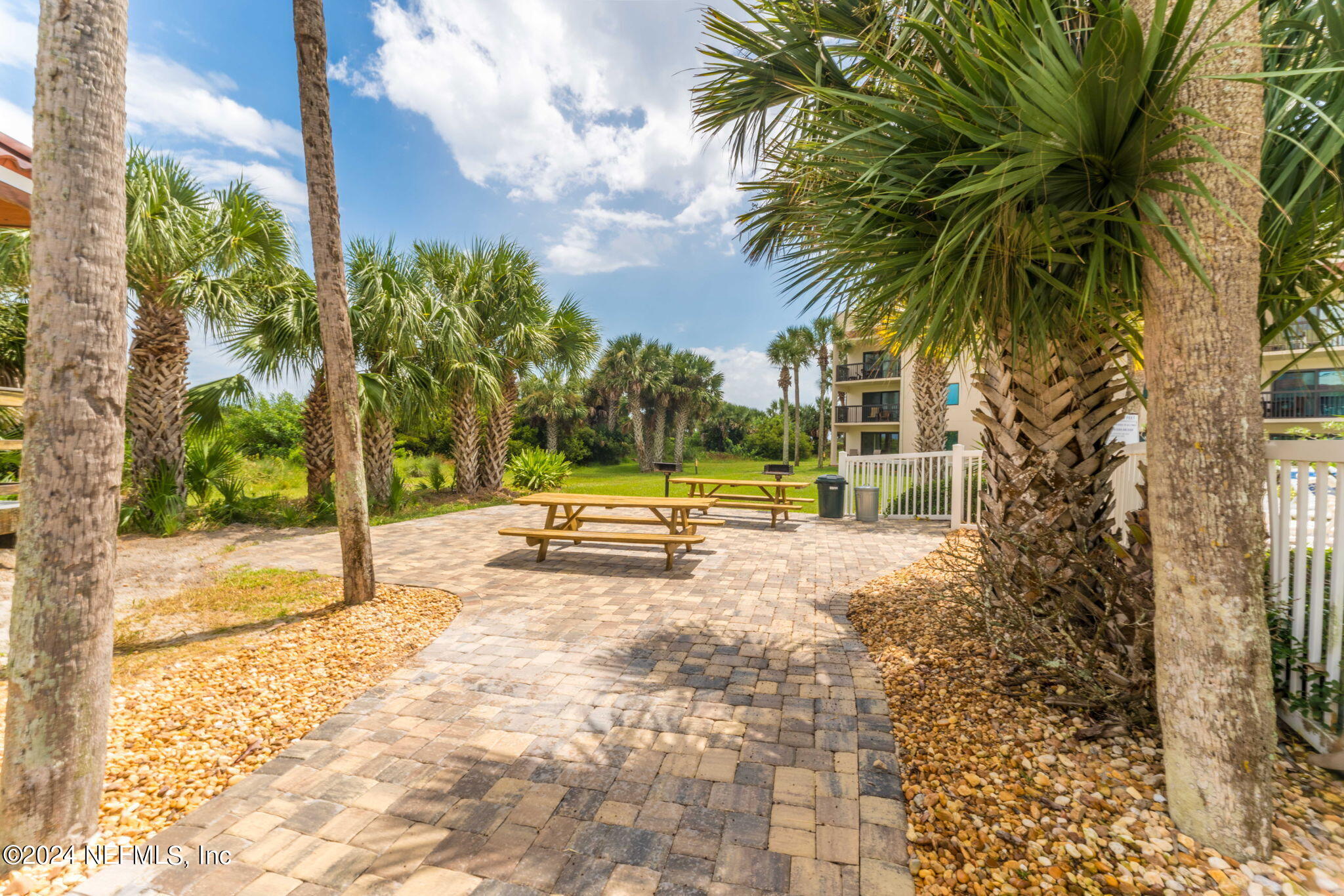 4250 Florida A1A, Unit M35 St. Augustine, FL 32080 - Photo 41 of 57 a view of small yard with swimming pool