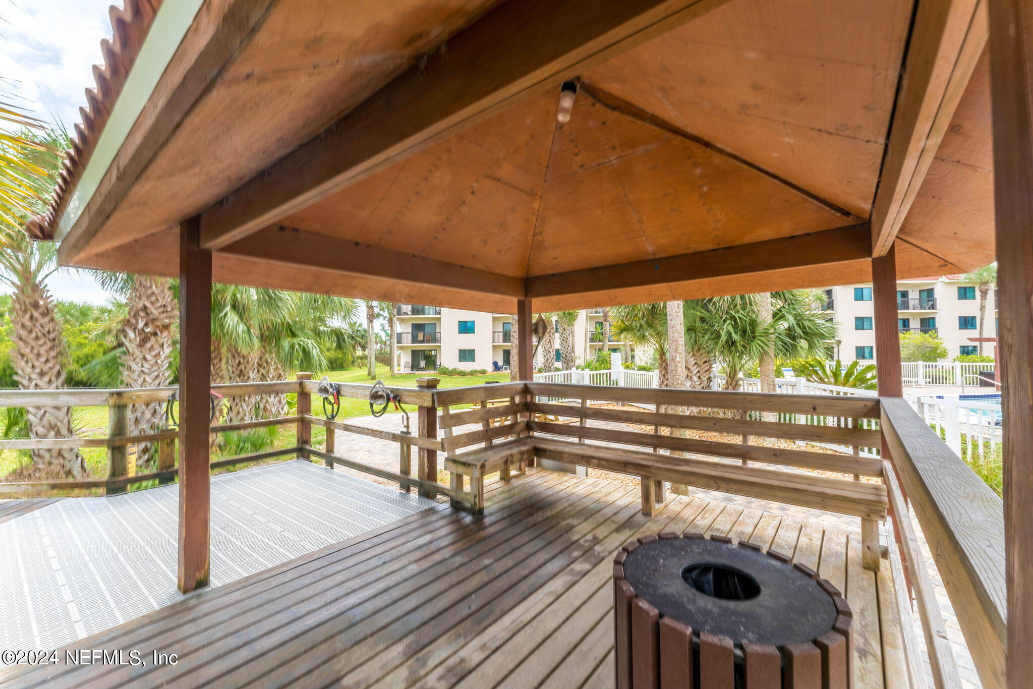 4250 Florida A1A, Unit M35 St. Augustine, FL 32080 - Photo 45 of 57 wooden view of outdoor space with seating area