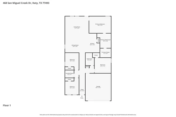 $2,075 | 468 San Miguel Creek Drive, Katy, TX 77493