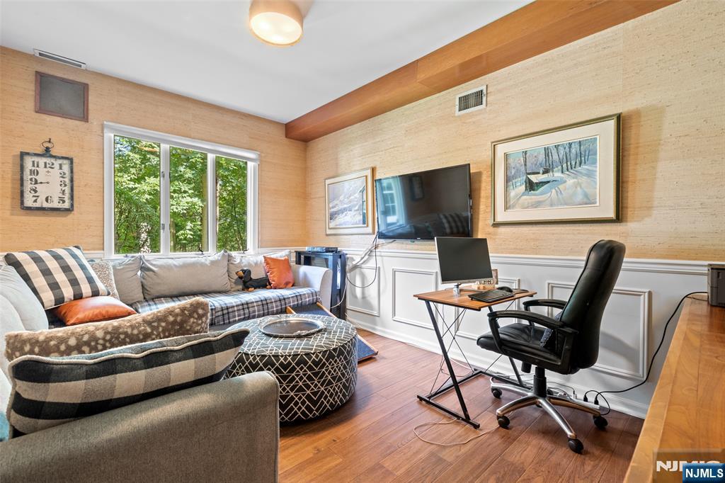 223 Terrace Road Franklin Lakes, NJ 07417 - Photo 17 of 35 a living room with furniture and a flat screen tv