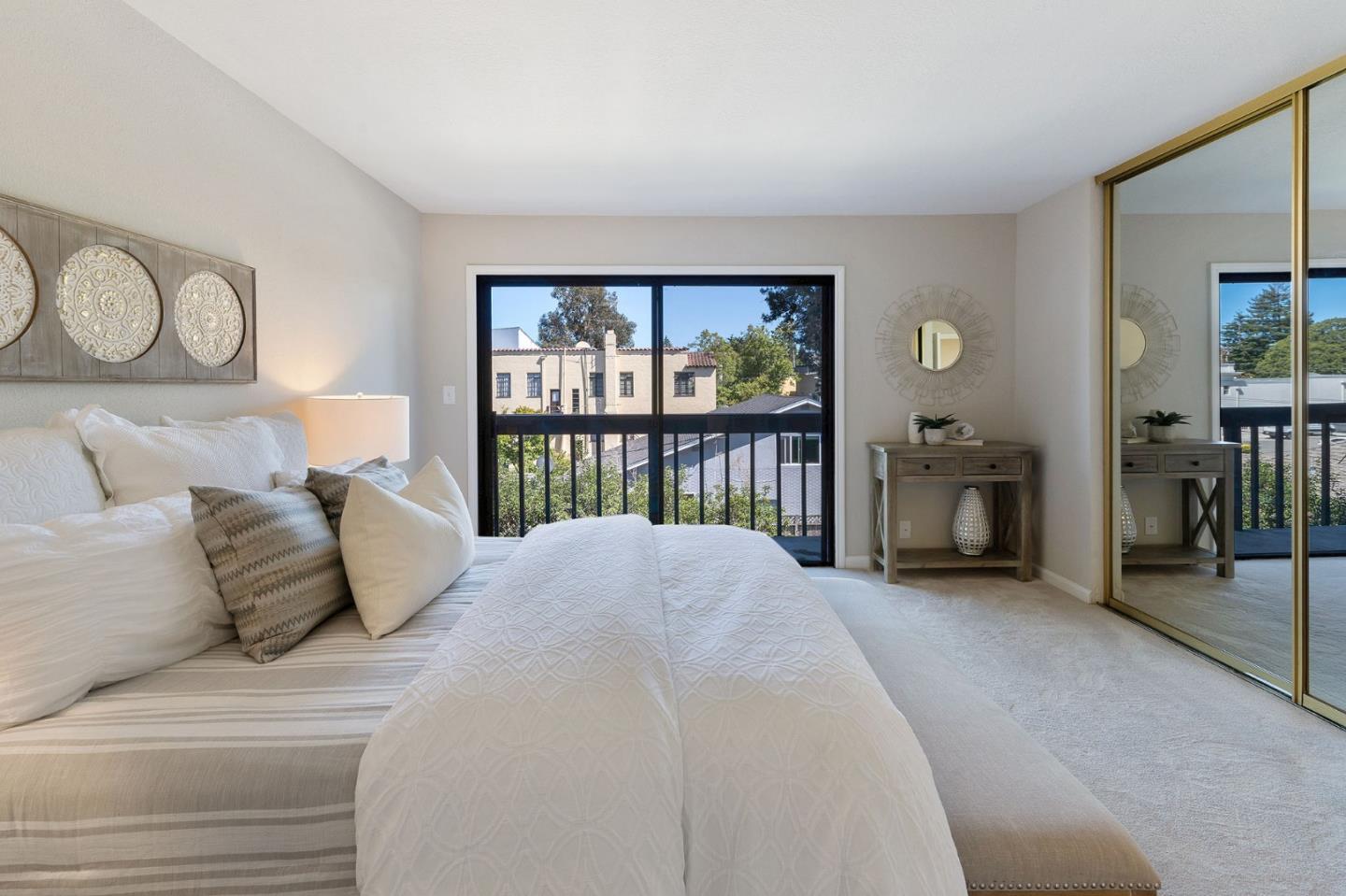 33 Park Road, Unit 13 Burlingame, CA 94010 - Photo 26 of 43 a bedroom with bed and a window
