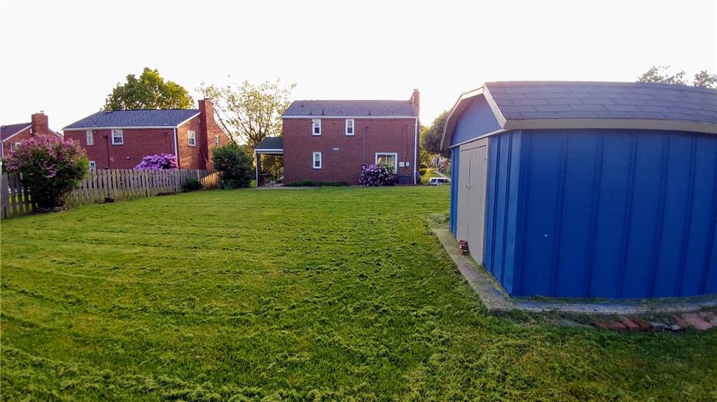 319 Rockhill Road Pittsburgh, PA 15243 - Photo 22 of 25 Check out this table top flat back yard!! This is such a rarity in Pittsburgh and a BIG reason we love this house so much. Not to mention that this grass and soil was completely replanted 6 years ago. Also, freshly painted shed!