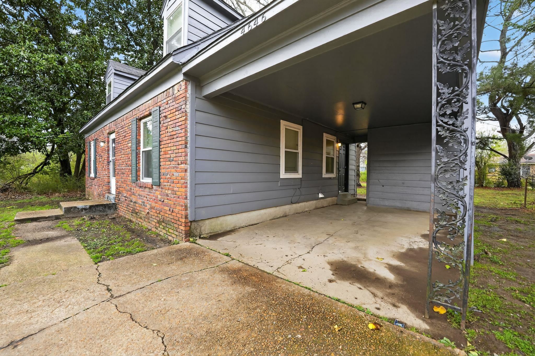 4646 Applegate Road Memphis, TN 38109 - Photo 19 of 37 a view of backyard of the house