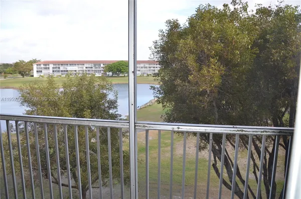 a view of a balcony with outdoor space