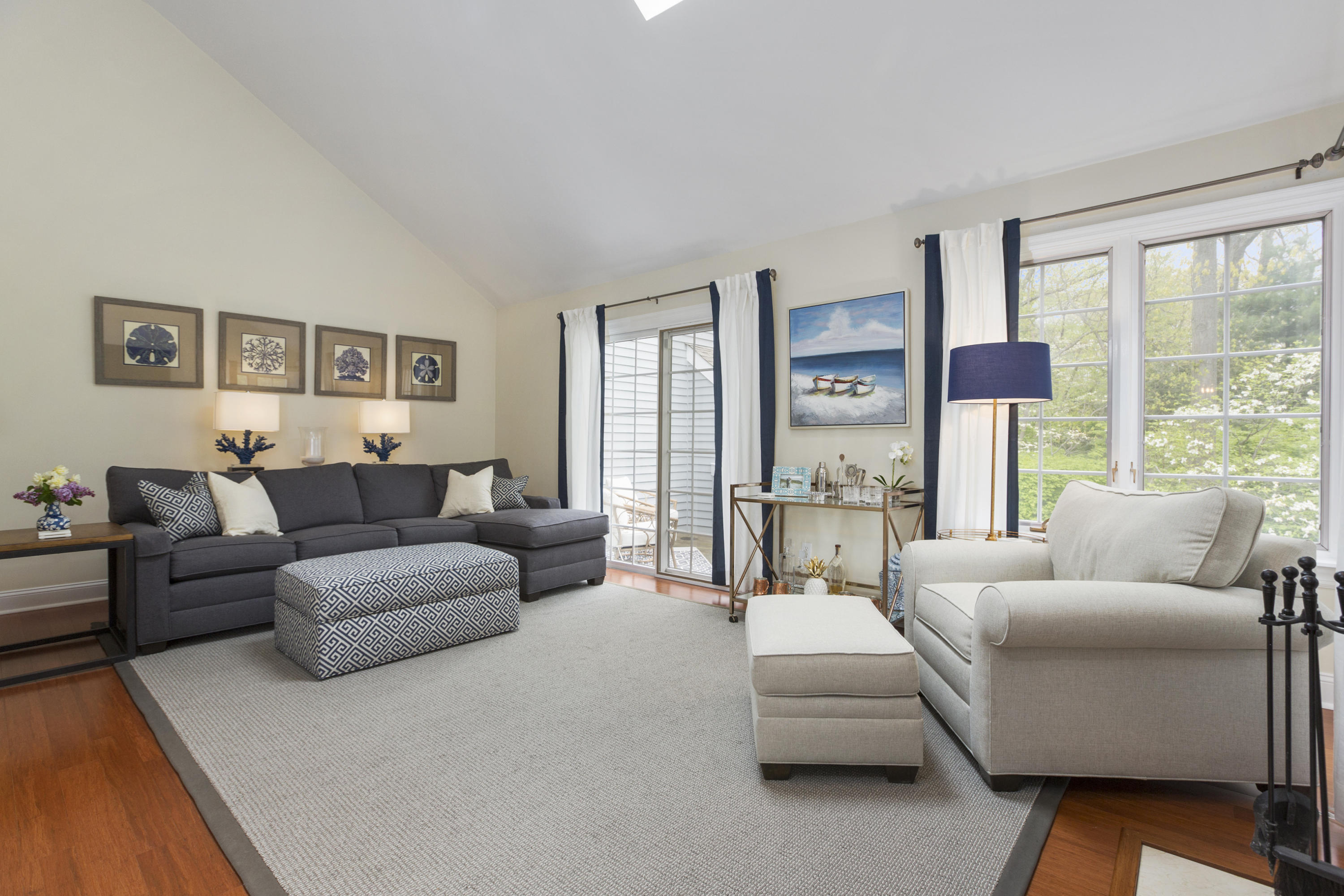 39 Hale Lane Darien, CT 06820 - Photo 4 of 19 a living room with furniture and a large window