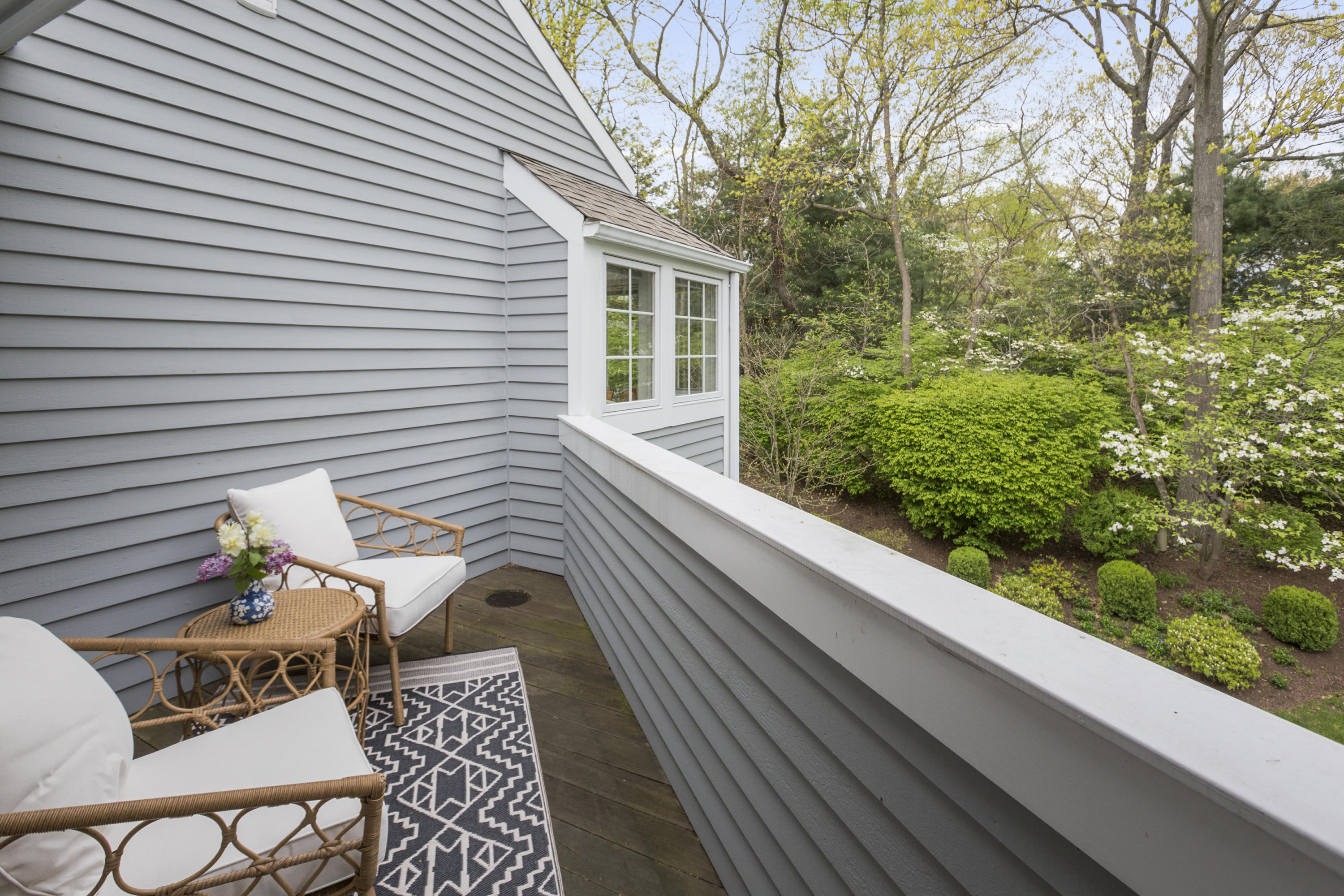 39 Hale Lane Darien, CT 06820 - Photo 5 of 19 a view of a two chairs in the balcony