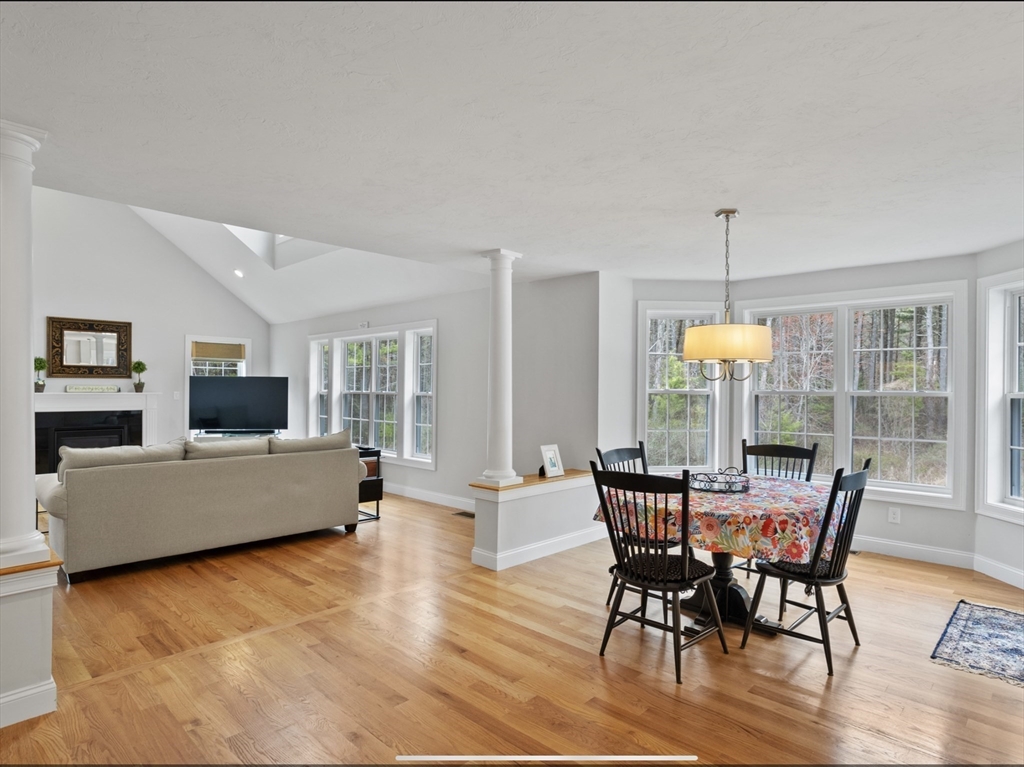 3 Pond Circle Pepperell, MA 01463 - Photo 13 of 33 a view of a dining room with furniture window and wooden floor