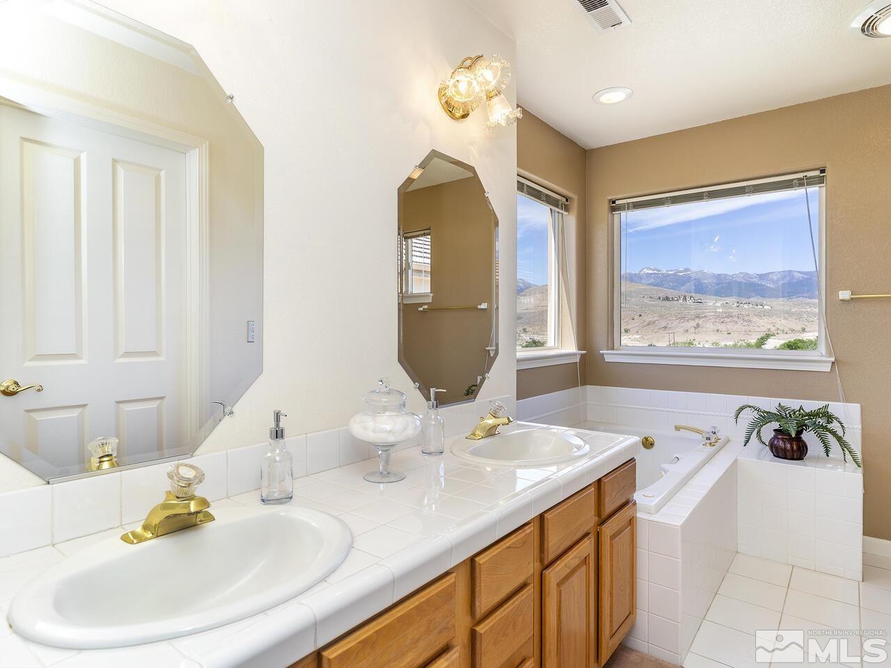 1090 Reese Way Reno, NV 89521 - Photo 20 of 33 a bathroom with a sink and a mirror