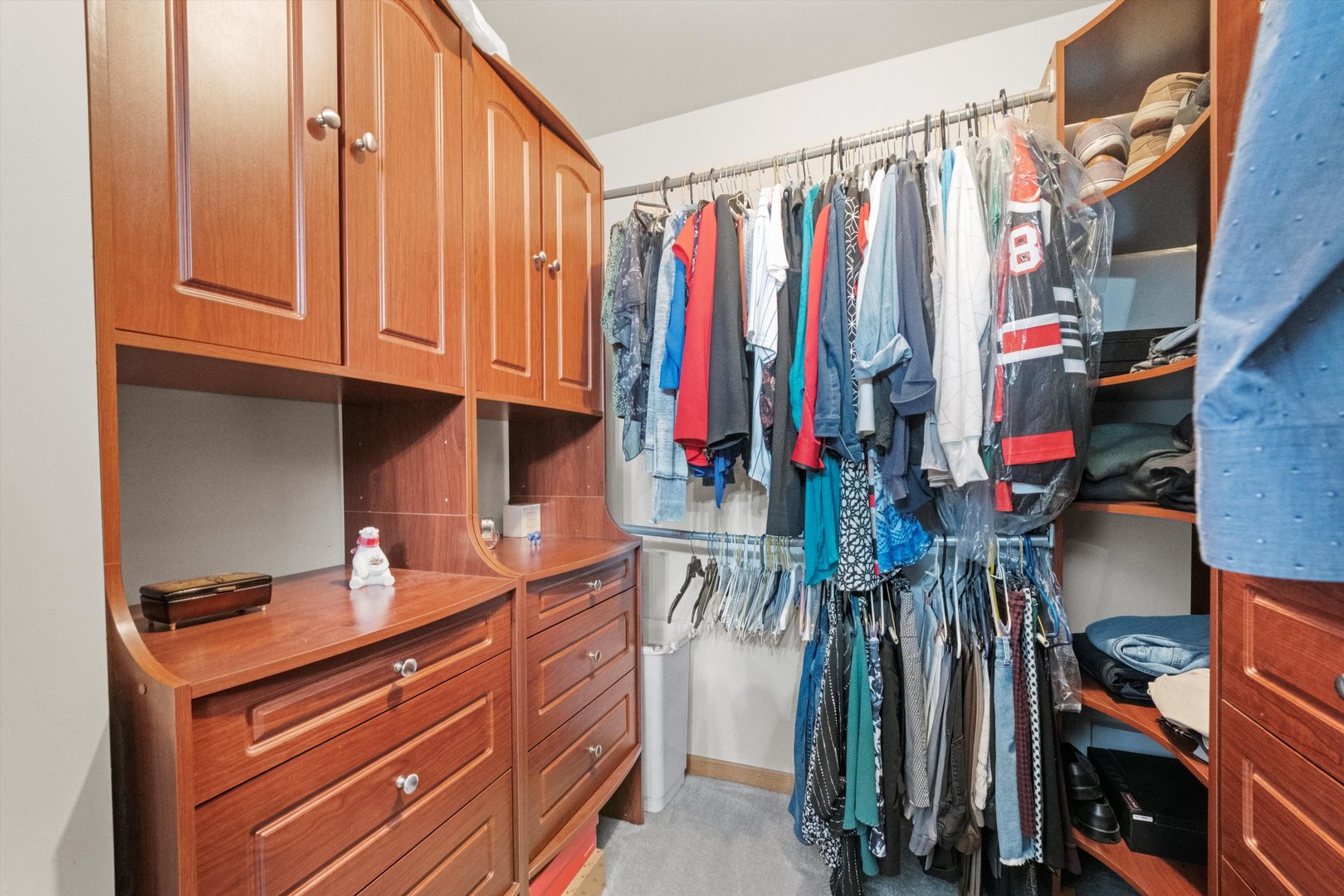 7428 Ridgefield Lane Tinley Park, IL 60487 - Photo 25 of 43 a view of walk in closet with clothes