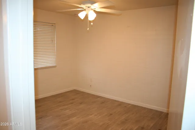 wooden floor in an empty room