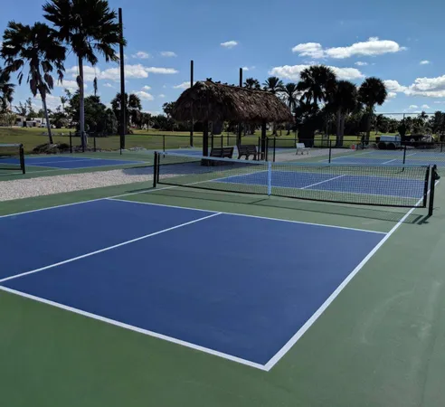 a view of a tennis court