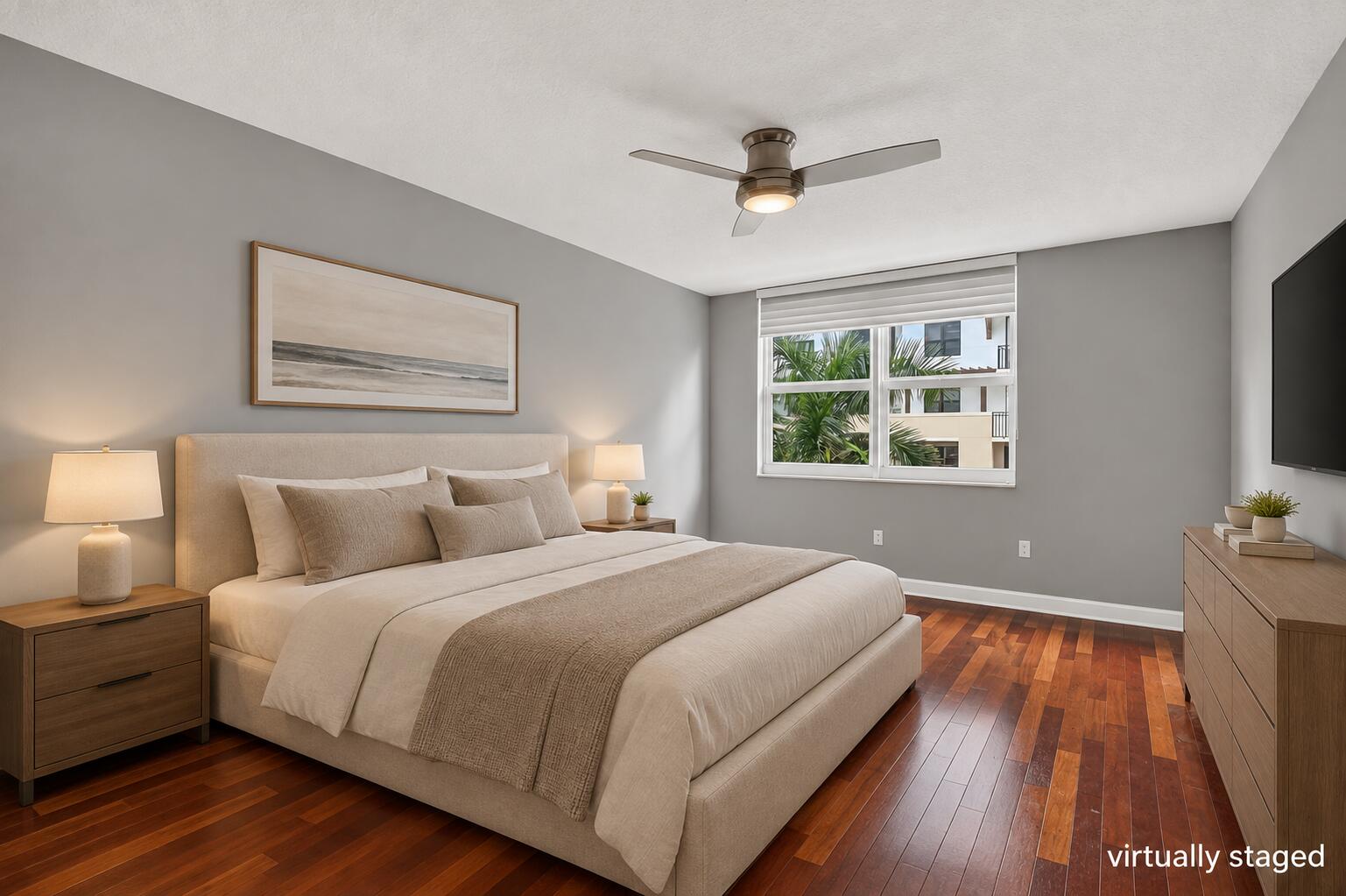 99 Southeast Mizner Boulevard, Unit 435 Boca Raton, FL 33432 - Photo 14 of 45 Modern Virtually Staged Bedroom