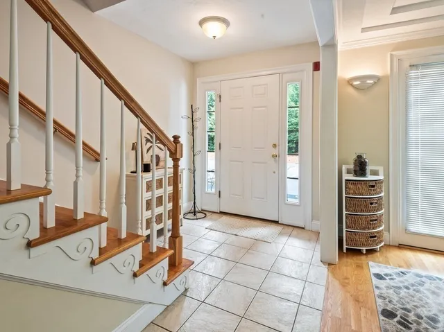 a view of a livingroom with furniture