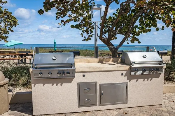 an aerial view of a houses with outdoor space