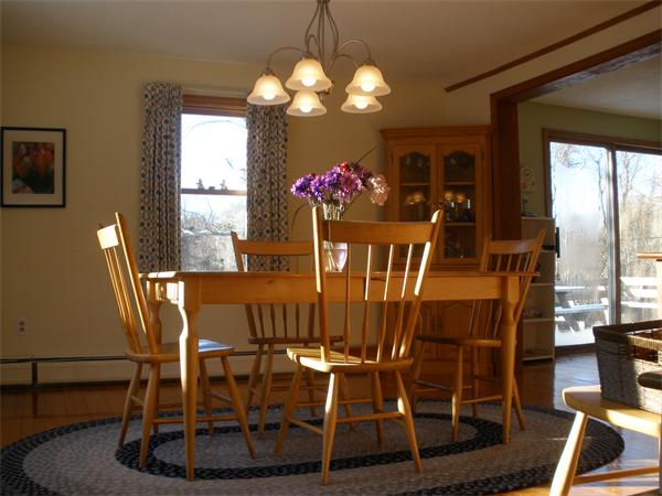 43 Gulf Road Pelham, MA 01002 - Photo 10 of 26 a view of a dining room with furniture and window
