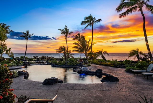 a view of swimming pool and lake view