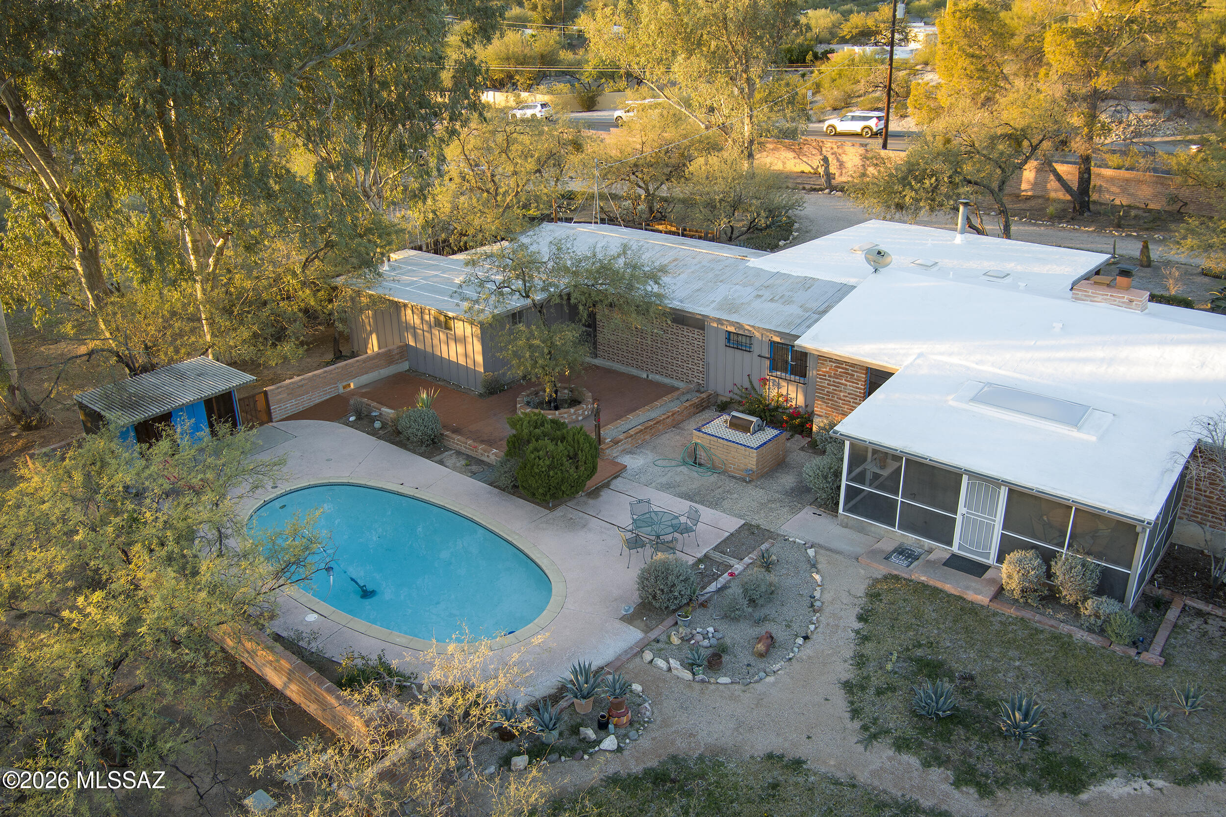 4130 East River Road Tucson, AZ 85718 - Photo 27 of 46 an aerial view of a house with outdoor space