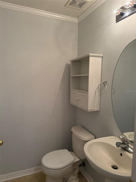 6907 Marble Fawn Place Riverview, FL 33578 - Photo 5 of 11 a bathroom with a toilet a sink and mirror
