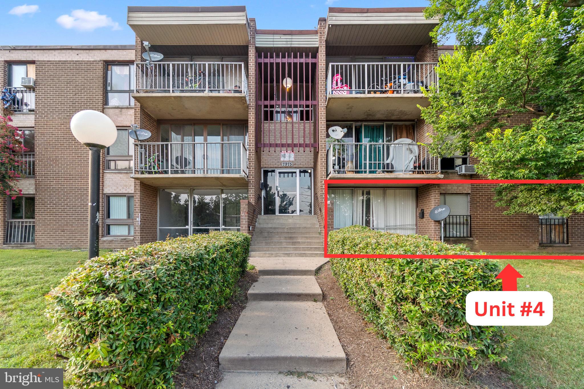 7975 Riggs Road, Unit 4 Hyattsville, MD 20783 - Photo 3 of 22 a front view of multi story residential apartment building
