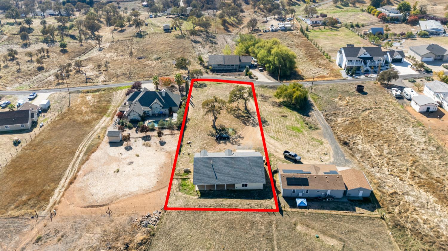 3493 Quail Hill Road Copperopolis, CA 95228 - Photo 4 of 38 an aerial view of a house with a yard