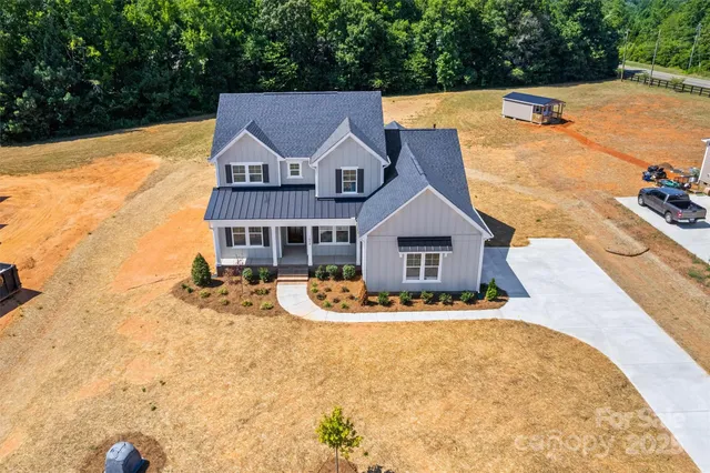a view of a house with pool