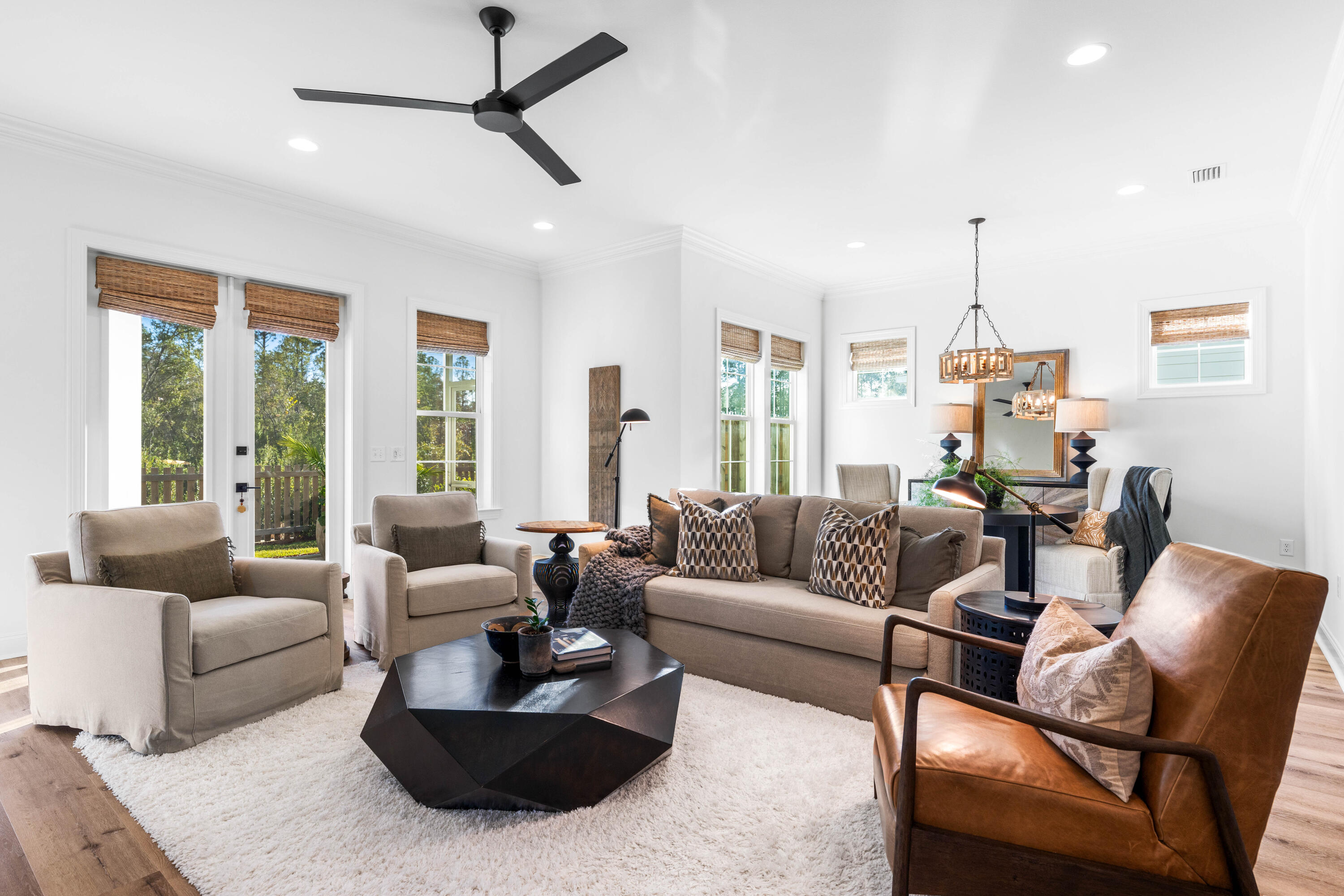 59 Suwannee Dr Inlet Beach Inlet Beach, FL 32461 - Photo 17 of 47 a living room with furniture and a large window