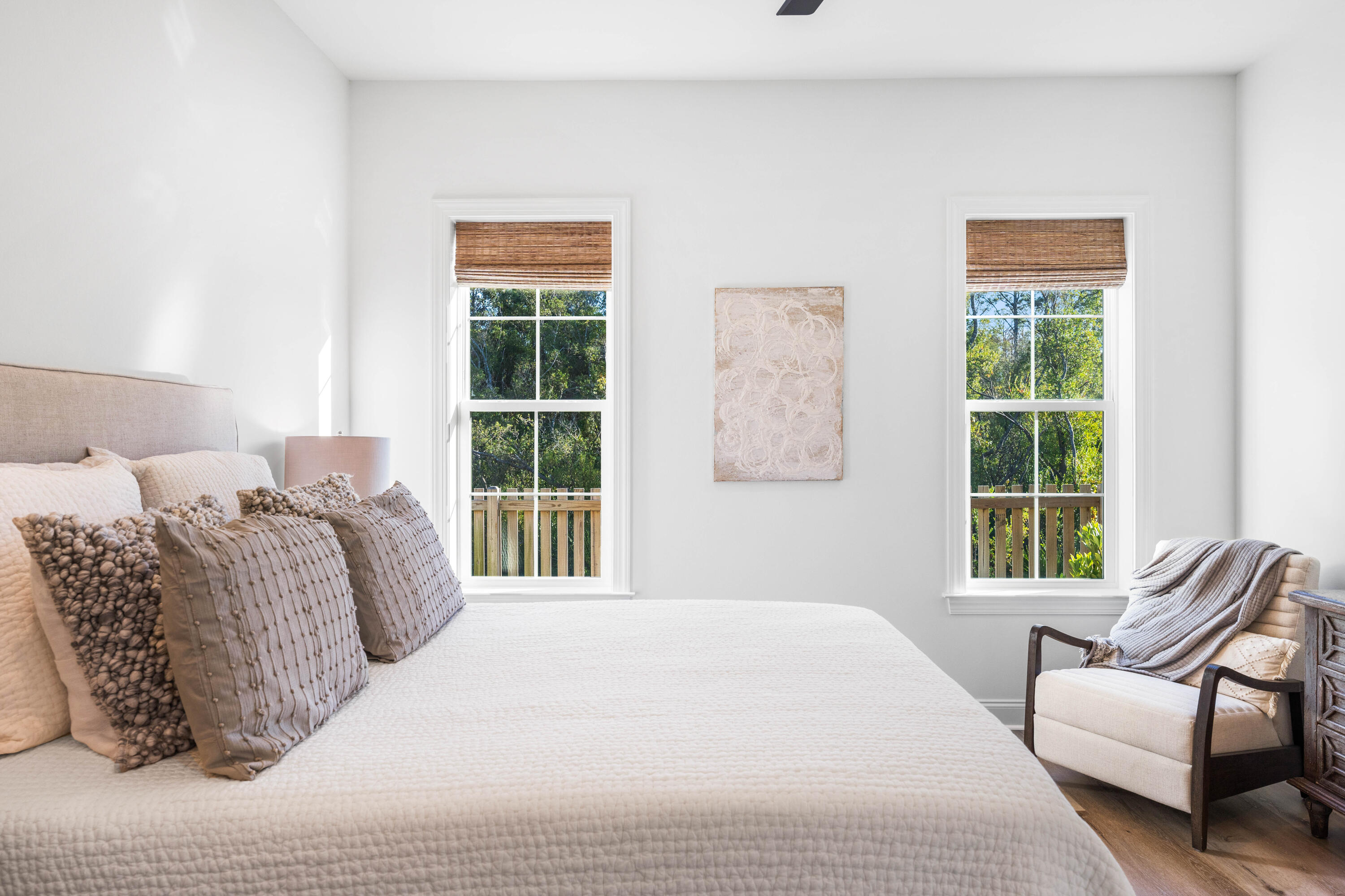 59 Suwannee Dr Inlet Beach Inlet Beach, FL 32461 - Photo 27 of 47 a bedroom with a large bed couch and window