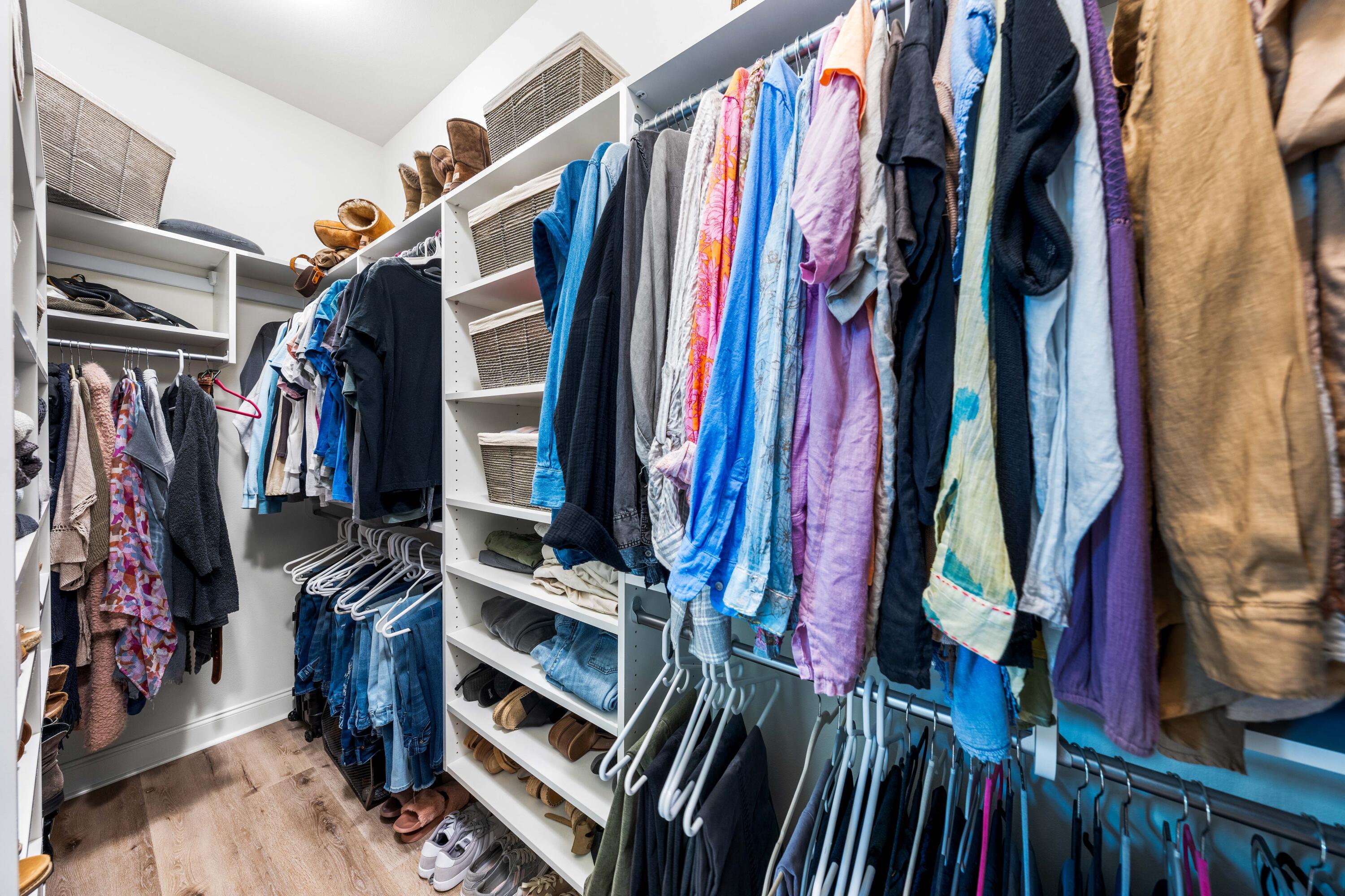 59 Suwannee Dr Inlet Beach Inlet Beach, FL 32461 - Photo 31 of 47 a view of walk in closet with clothes and shoes