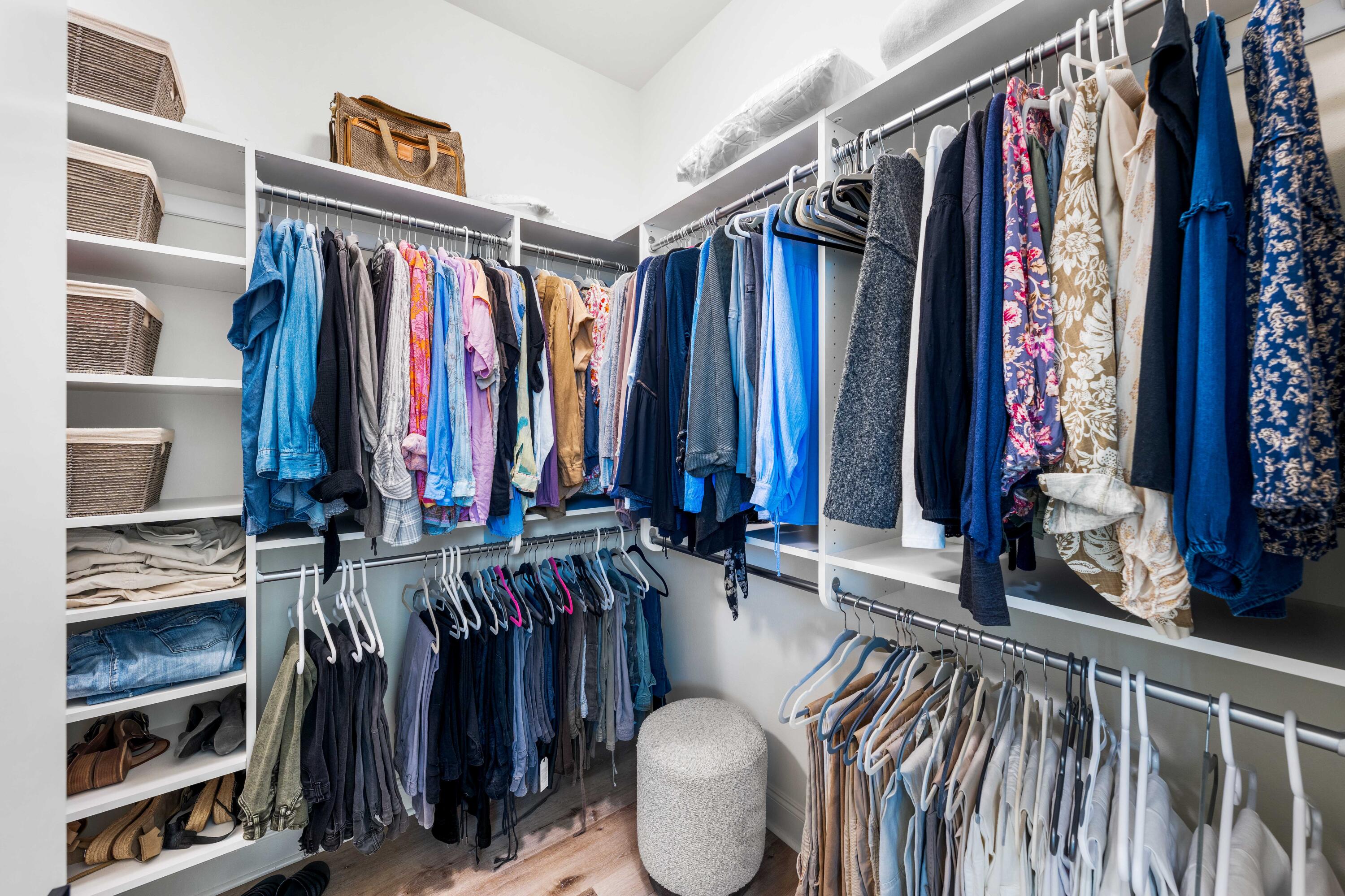 59 Suwannee Dr Inlet Beach Inlet Beach, FL 32461 - Photo 32 of 47 a view of walk in closet with clothes and shoes