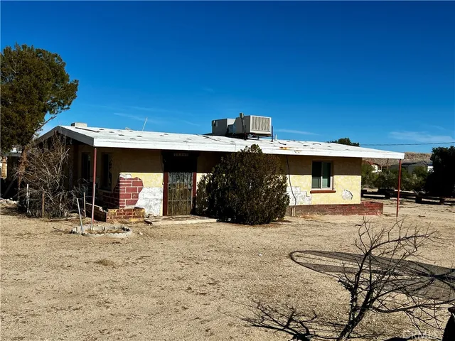 a view of a terrace with a snow