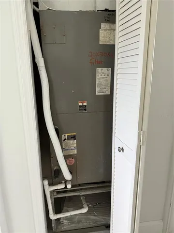 a view of an entryway with a front door