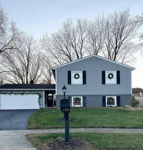 a house that has tree in front of it