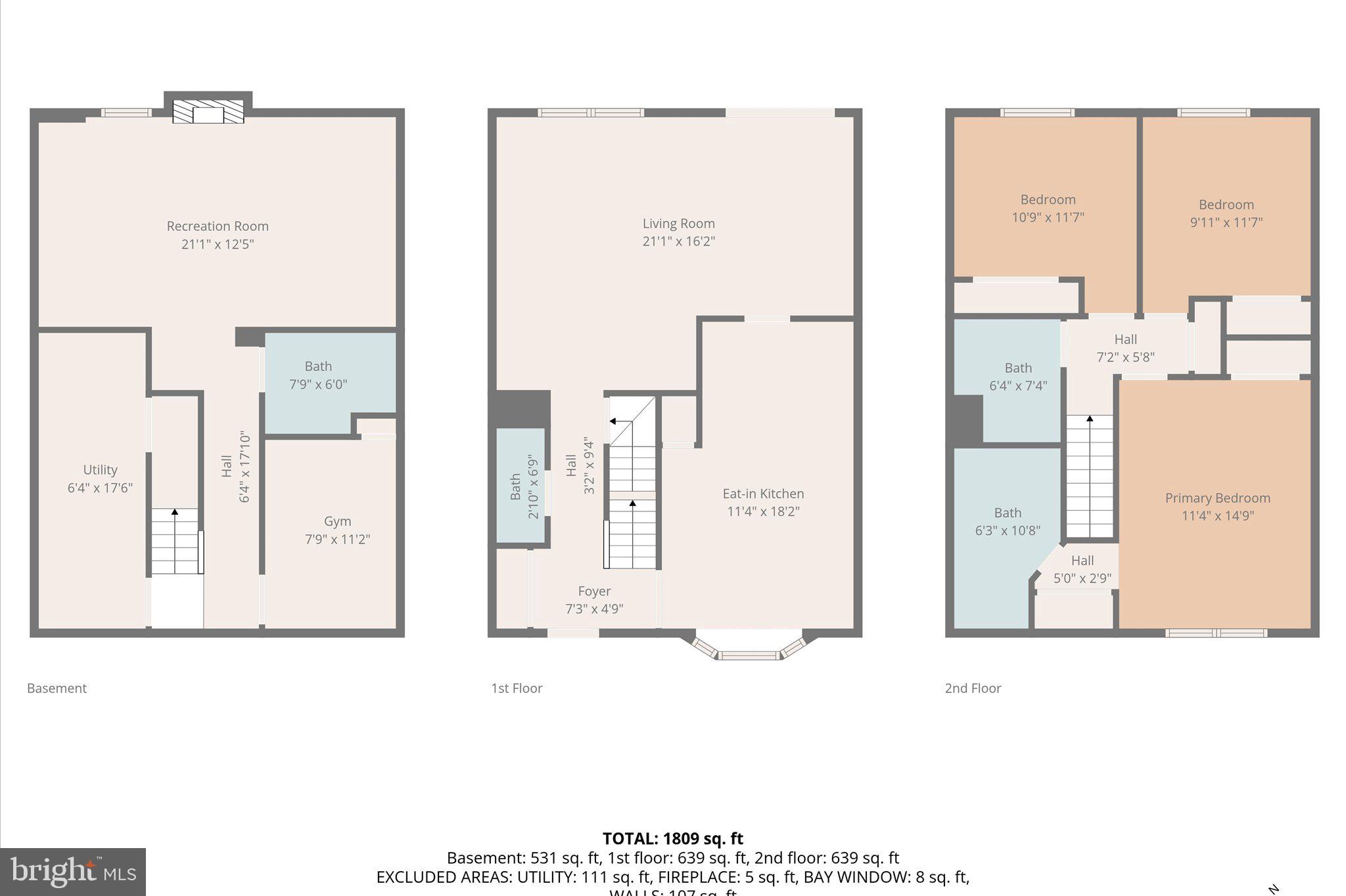 6865 Brian Michael Court Springfield, VA 22153 - Photo 44 of 44 Whole Home Floor Plan