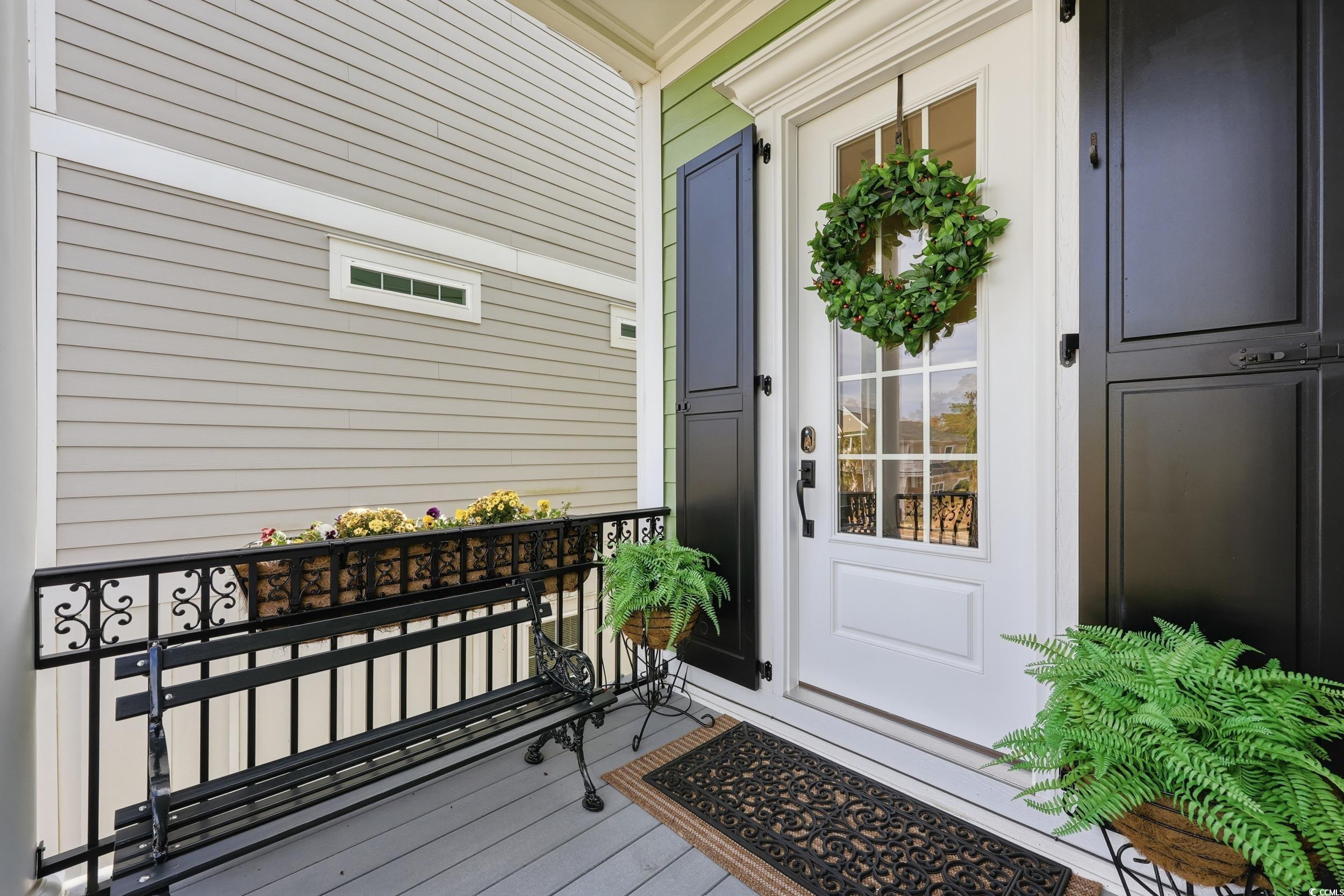 349 St.Julian Lane Myrtle Beach, SC 29579 - Photo 3 of 40 Entrance to property featuring a deck